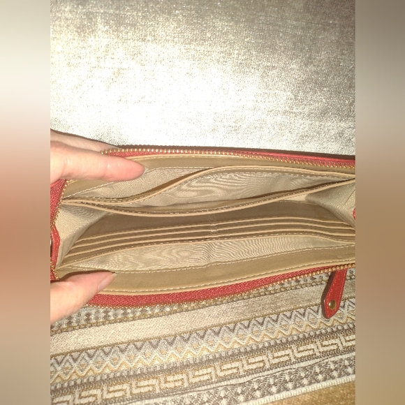 Michael Kors red wristlet/wallet - Picture 3 of 5